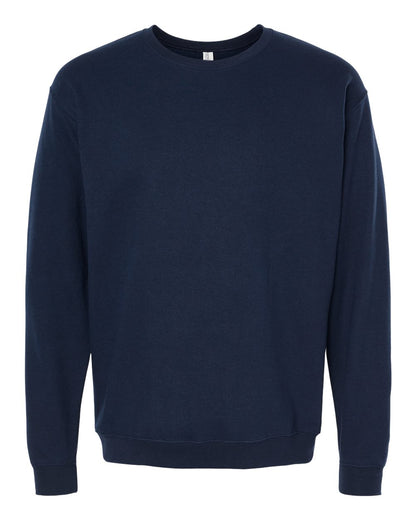 M&O Unisex Crewneck Fleece 3340 #color_Navy