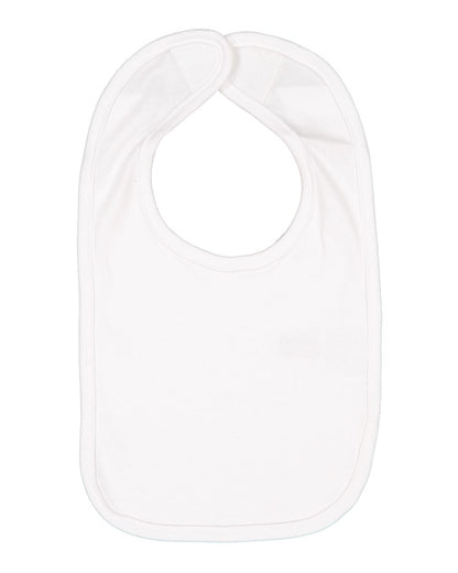 Rabbit Skins Infant Premium Jersey Bib 1005 #color_White