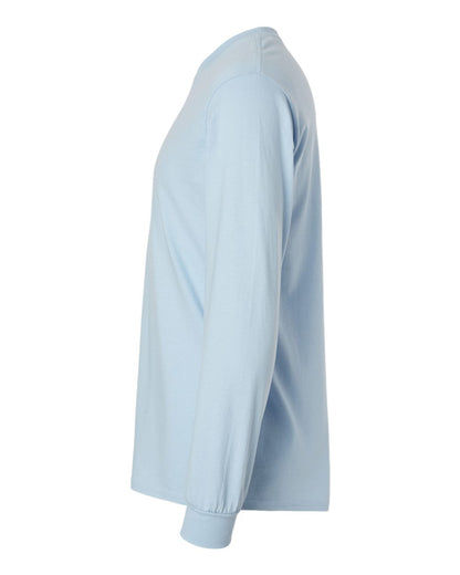 Gildan Ultra Cotton® Long Sleeve T-Shirt 2400 #color_Light Blue