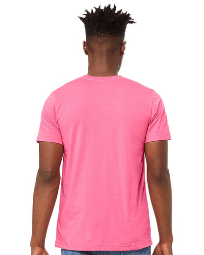 BELLA + CANVAS CVC Jersey Tee 3001CVC #colormdl_Heather Charity Pink