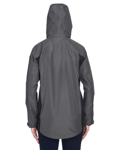 Team 365 Ladies' Dominator Waterproof Jacket TT86W #color_SPORT GRAPHITE