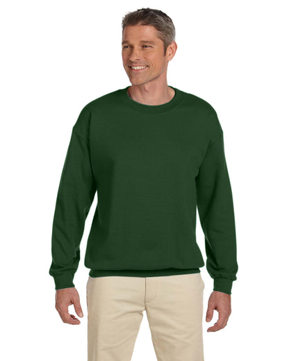 Gildan Adult Heavy Blend™ Fleece Crew G180 #color_FOREST GREEN