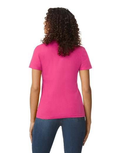 Gildan Ladies' Softstyle Midweight Ladies' T-Shirt G650L #color_HELICONIA