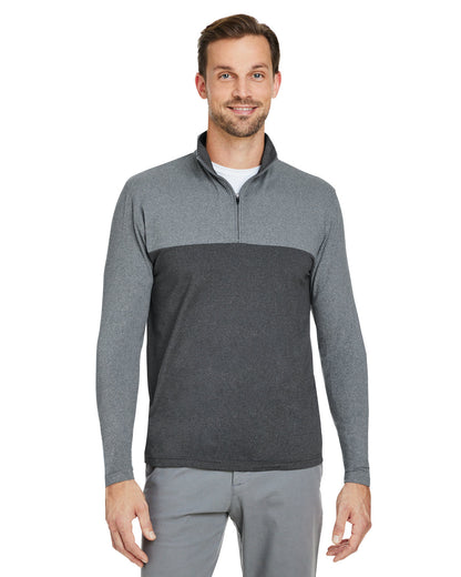 Spyder Men's Spyre Flex Colorblock Quarter-Zip S18024 #color_PLR FRST