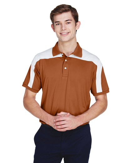 Team 365 Men's Victor Performance Polo TT22 #color_SP BURNT ORANGE