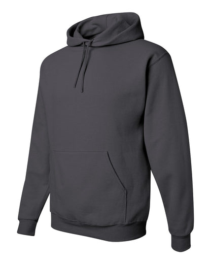 JERZEES NuBlend® Hooded Sweatshirt 996MR #color_Charcoal Grey