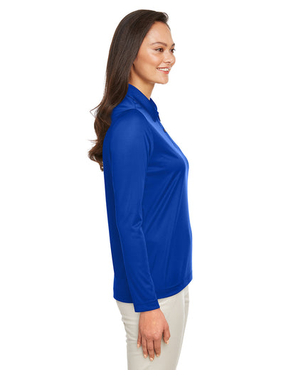 Team 365 Ladies' Zone Performance Long Sleeve Polo TT51LW #color_SPORT ROYAL