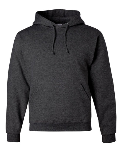 JERZEES NuBlend® Hooded Sweatshirt 996MR #color_Black Heather