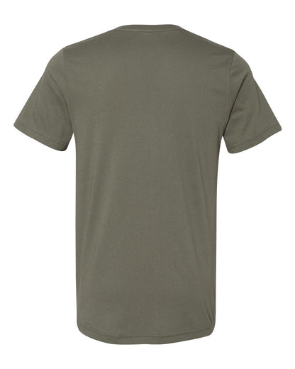 BELLA + CANVAS Jersey V-Neck Tee 3005 #color_Military Green