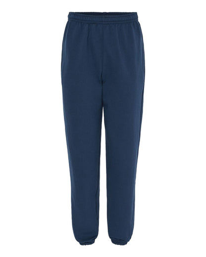 King Fashion Pocketed Sweatpants with Elastic Cuffs KF9012 #color_Navy