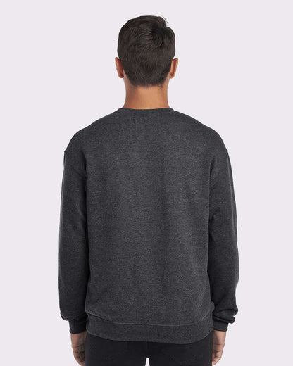 JERZEES NuBlend® Crewneck Sweatshirt 562MR #colormdl_Black Heather