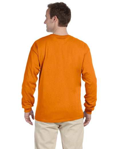 Gildan Adult Ultra Cotton® Long-Sleeve T-Shirt G240 #color_S ORANGE