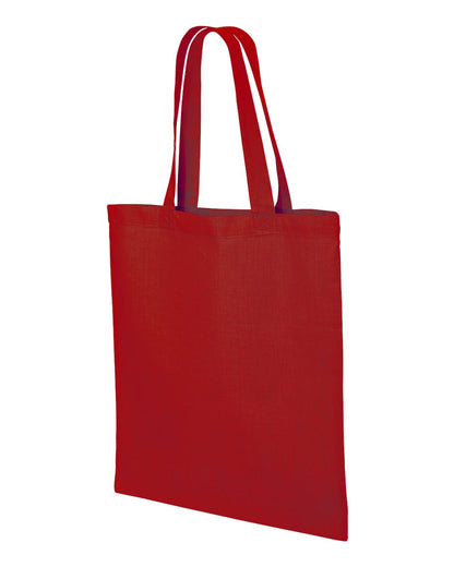 Q-Tees Economical Tote QTB #color_Red