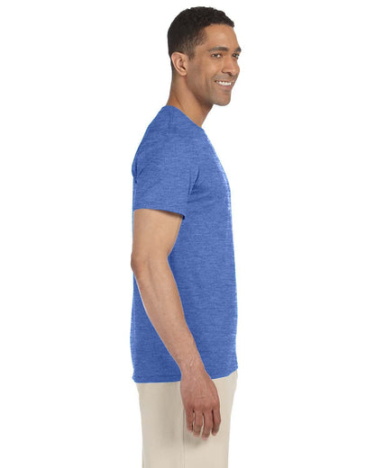 Gildan Adult Softstyle® T-Shirt G640 #color_HEATHER ROYAL