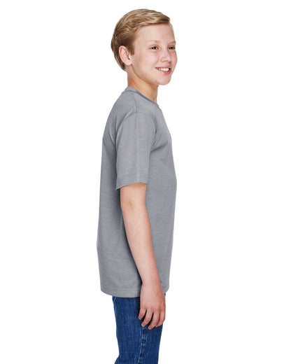 Team 365 Youth Sonic Heather Performance T-Shirt TT11HY #color_ATHLETIC HEATHER