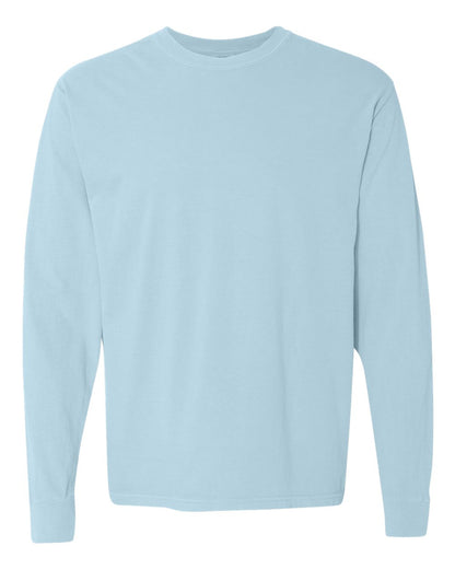 Comfort Colors Garment-Dyed Heavyweight Long Sleeve T-Shirt 6014 #color_Chambray