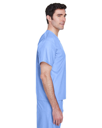 Harriton Adult Restore Scrub Top M897 #color_CIEL BLUE