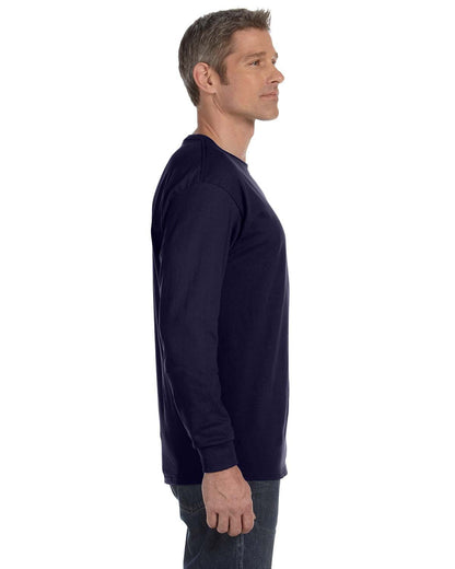 Gildan Adult Heavy Cotton™ Long-Sleeve T-Shirt G540 #color_NAVY