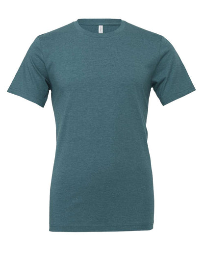 BELLA + CANVAS CVC Jersey Tee 3001CVC #color_Heather Deep Teal