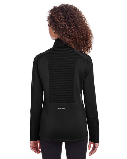 Spyder Ladies' Venom Full-Zip Jacket S16522 #color_BLACK