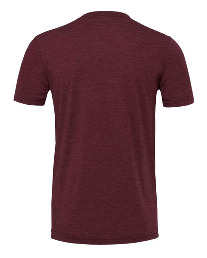 BELLA + CANVAS Triblend Tee 3413 #color_Maroon Triblend