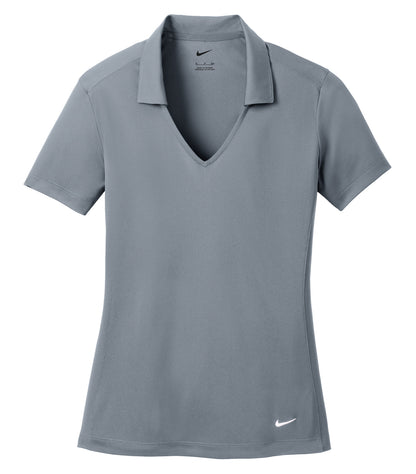 Nike Dri-FIT Vertical Mesh Lds Polo 637165 #color_Cool Grey