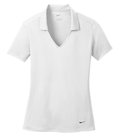 Nike Dri-FIT Vertical Mesh Lds Polo 637165 #color_White