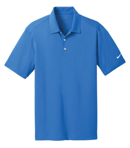 Nike Dri-FIT Vertical Mesh Polo 637167 #color_Brisk Blue