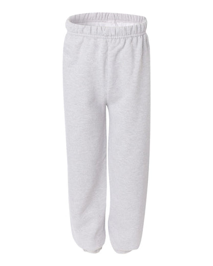 JERZEES NuBlend® Youth Sweatpants 973BR #color_Ash