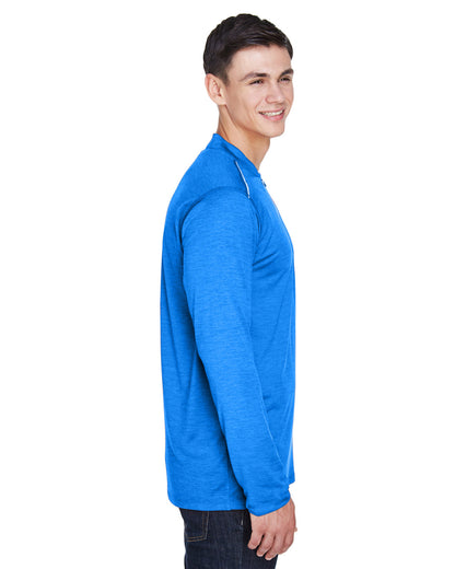 Core365 Men's Kinetic Performance Quarter-Zip CE401 #color_TRU ROYAL / CRBN