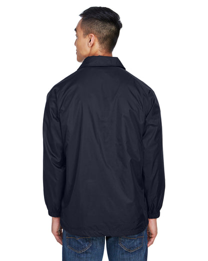 Harriton Adult Nylon Staff Jacket M775 #color_NAVY