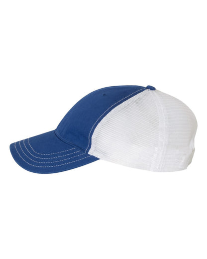 Richardson Garment-Washed Trucker Cap 111 #color_Royal/ White