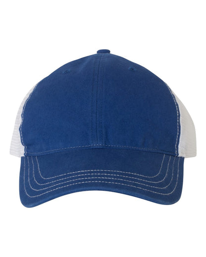 Richardson Garment-Washed Trucker Cap 111 #color_Royal/ White