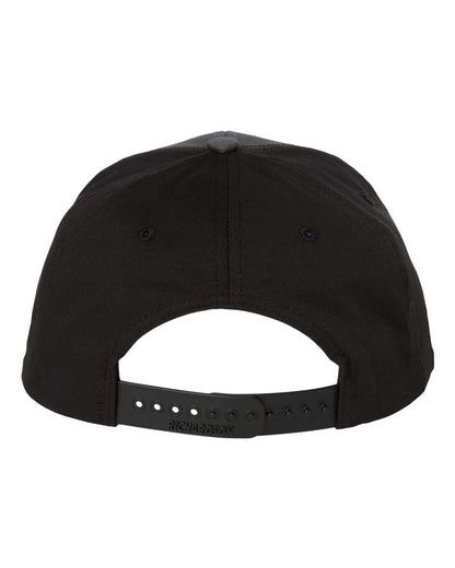 Richardson Twill Back Trucker Cap 312 #color_Charcoal/ Black