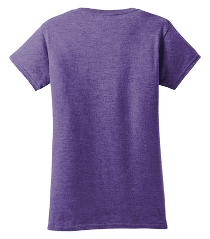 Gildan SoftStyle Junior Fit Lds Shirt 640L #color_Heather Purple