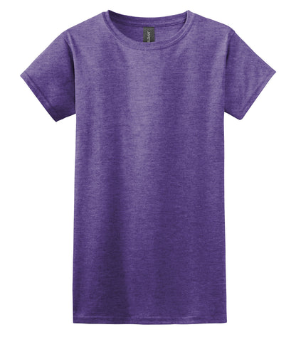 Gildan SoftStyle Junior Fit Lds Shirt 640L #color_Heather Purple