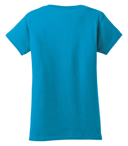 Gildan SoftStyle Junior Fit Lds Shirt 640L #color_Sapphire