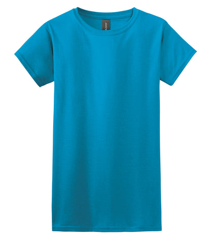 Gildan SoftStyle Junior Fit Lds Shirt 640L #color_Sapphire