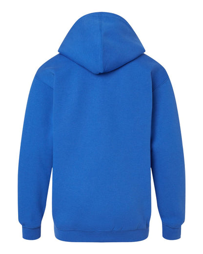 M&O Youth Fleece Pullover Hoodie 3322 #color_Royal