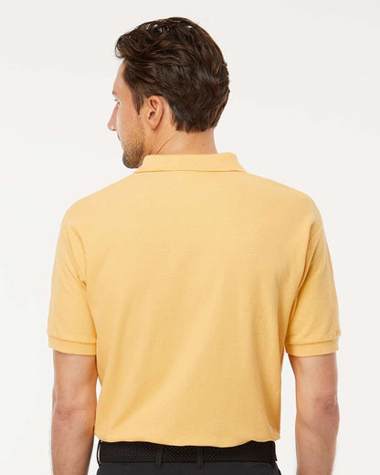 M&O Ring-Spun Piqué Polo 7002 #colormdl_Pale Yellow