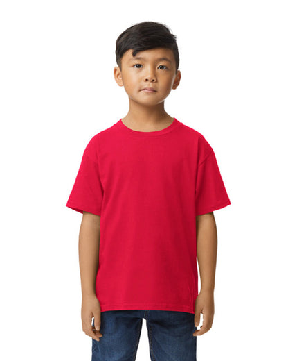 Gildan Youth Softstyle Midweight T-Shirt G650B #color_RED