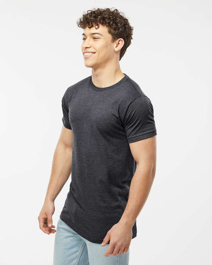 M&O Fine Jersey T-Shirt 4502 #colormdl_Heather Charcoal