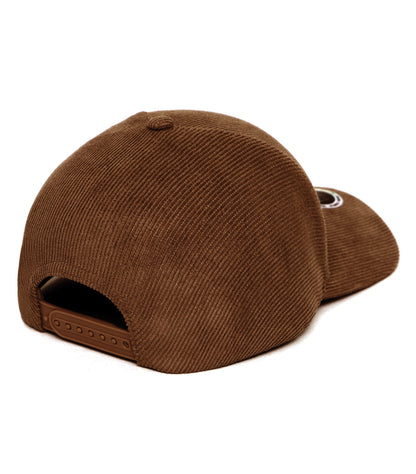 INIVI Cooper 2 Panel Cap IV141 #color_Chocolate Brown
