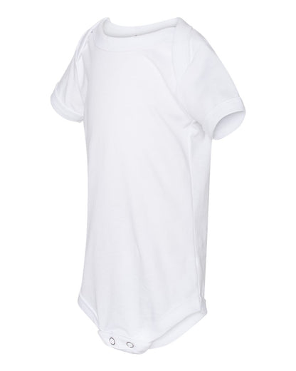 BELLA + CANVAS Infant Jersey Short-Sleeve One-Piece 100B #color_White