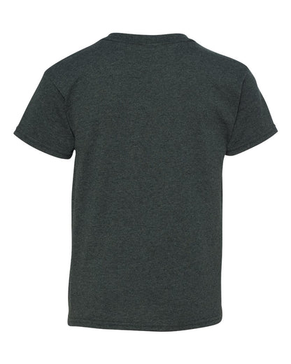 Gildan Heavy Cotton™ Youth T-Shirt 5000B #color_Dark Heather