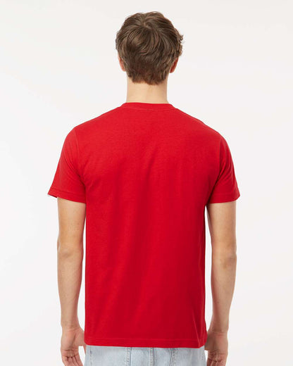 M&O Fine Jersey T-Shirt 4502 #colormdl_Fine Red