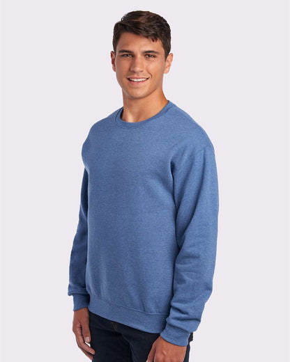 JERZEES NuBlend® Crewneck Sweatshirt 562MR #colormdl_Vintage Heather Blue