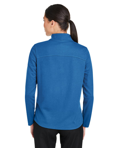 North End Ladies' Express Tech Performance Quarter-Zip NE412W #color_LT NAUTICAL BLU