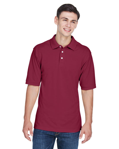 Harriton Men's Easy Blend™ Polo M265 #color_WINE