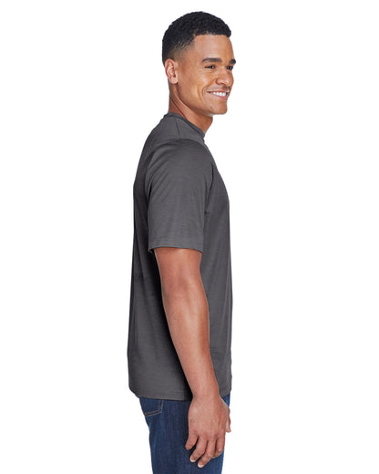Team 365 Men's Sonic Heather Performance T-Shirt TT11H #color_DK GREY HEATHER
